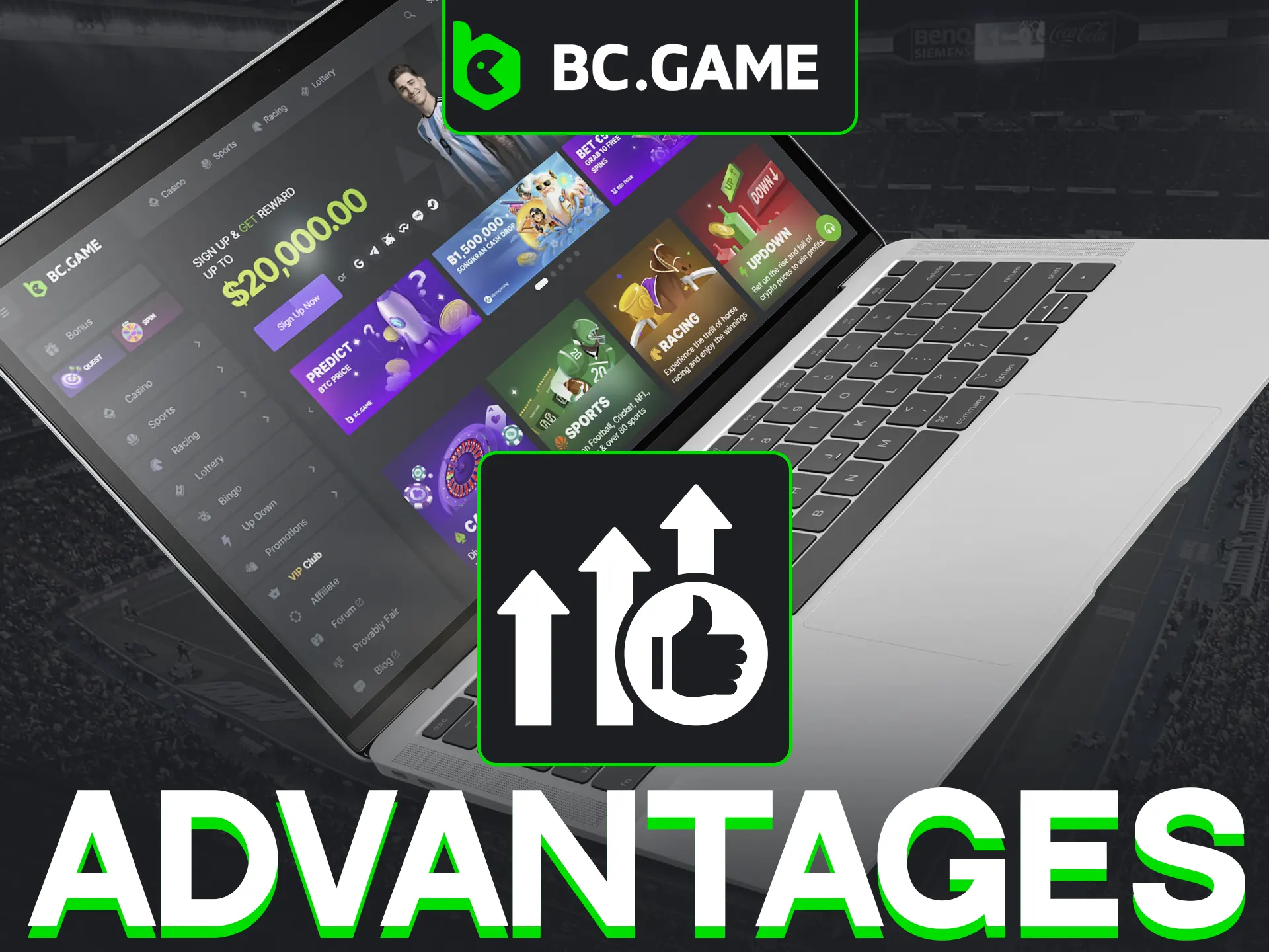 BC Game combines provably fair mechanics, instant payouts, total anonymity, and 24/7 professional support.