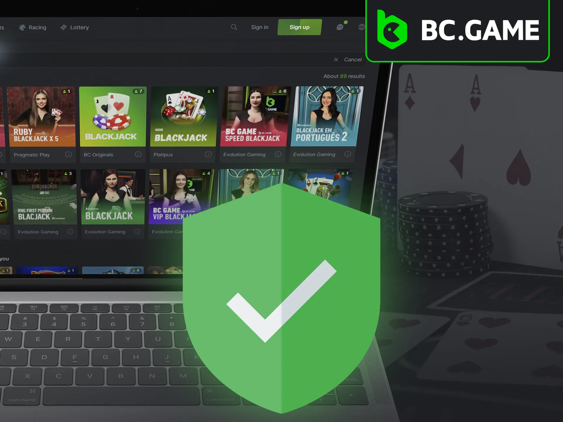 BC Game guarantees a secure environment through official licensing and advanced encryption.