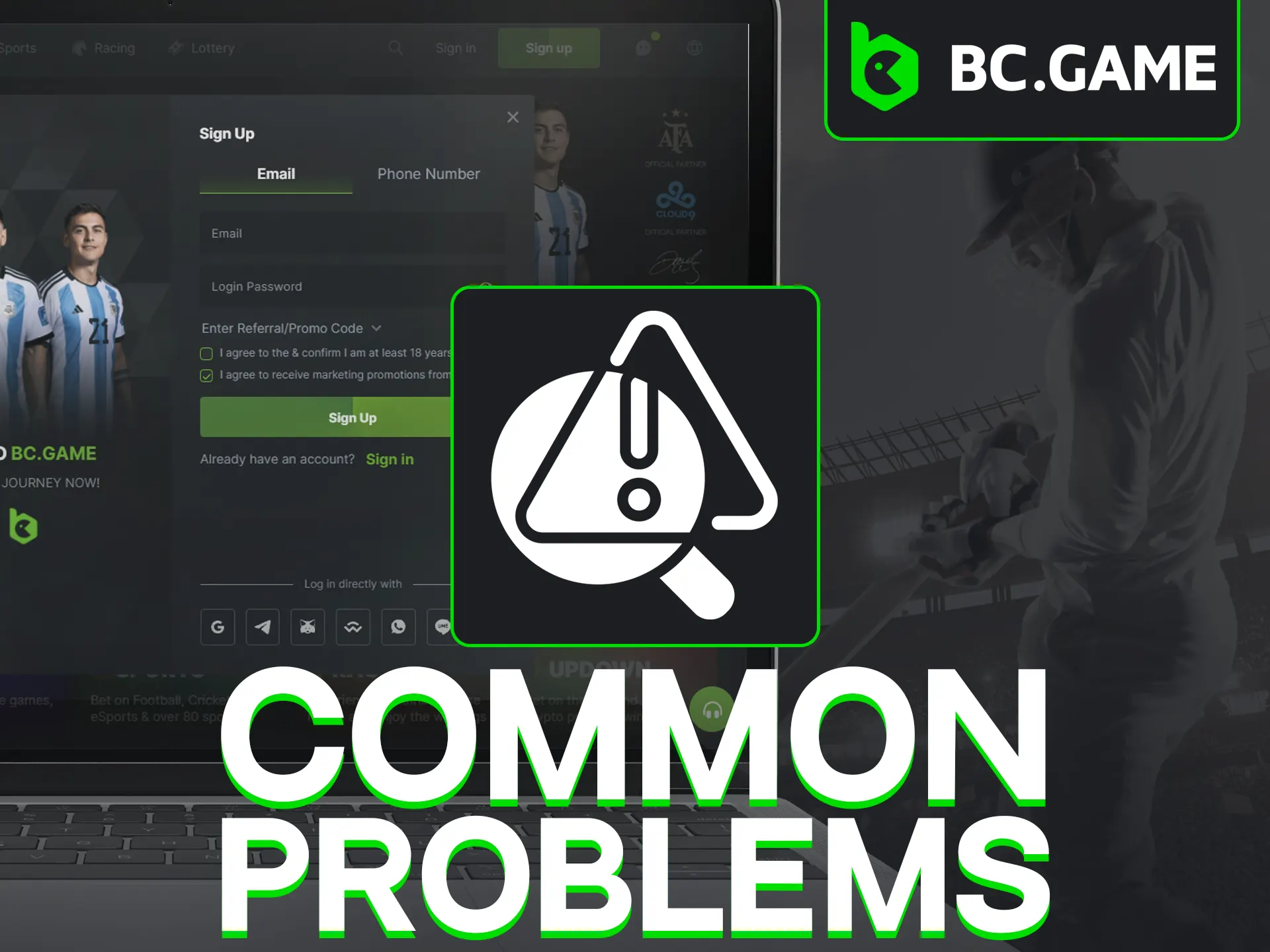 Let us help you resolve any common technical glitches at BC Game.