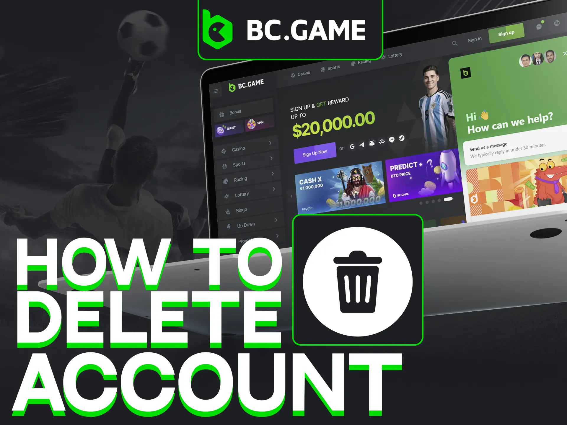 Learn more about the process of closing your BC Game account.
