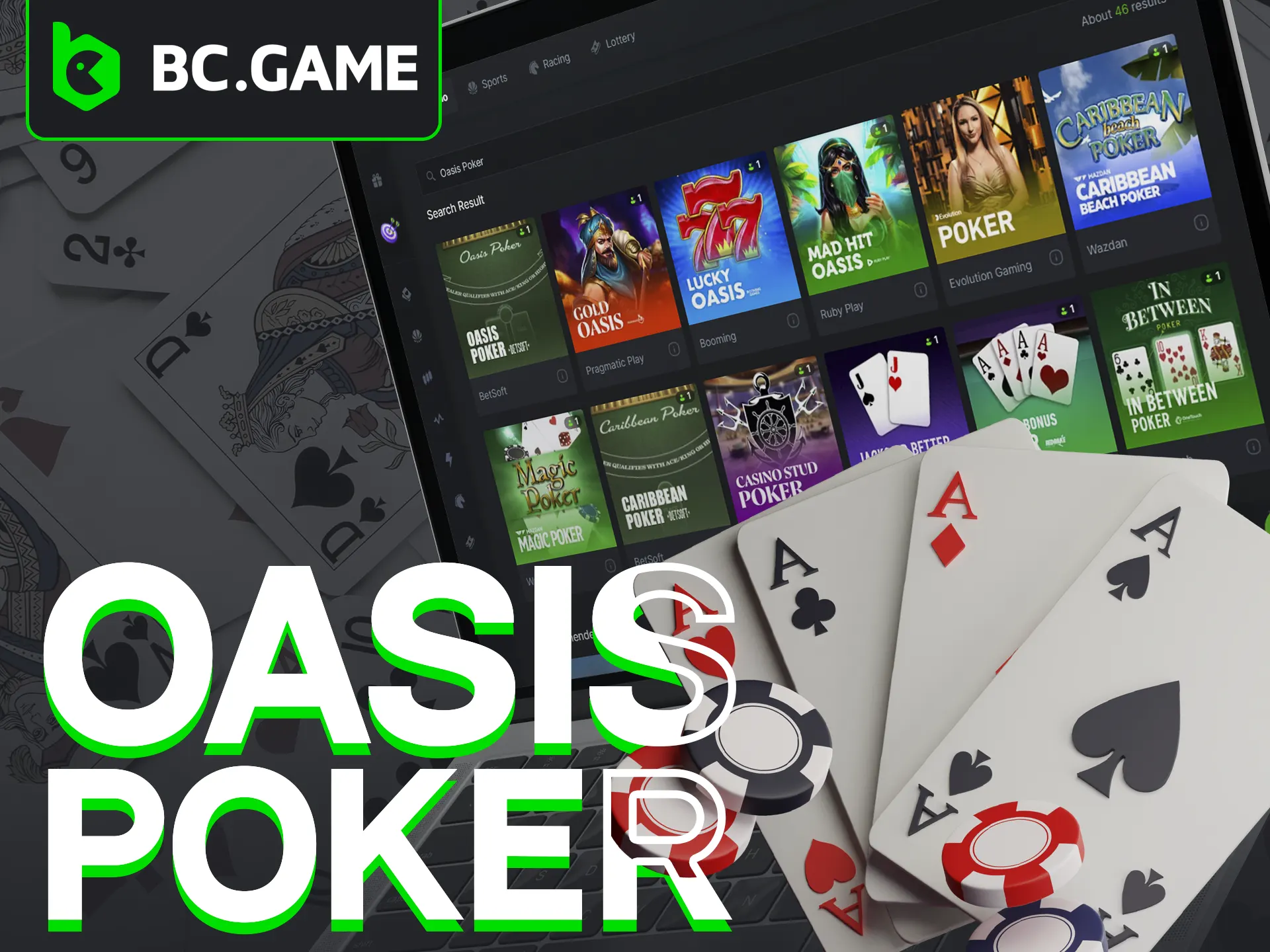 Dive into Oasis Poker at BC Game for a blend of strategy and high-stakes excitement.