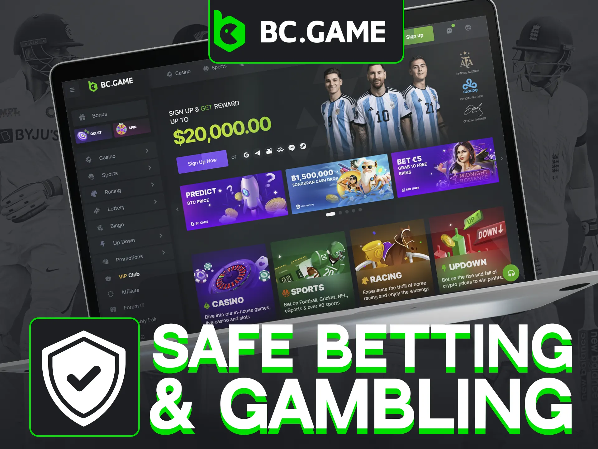 Enjoy a secure gaming environment at BC Game, powered by Provably Fair technology.