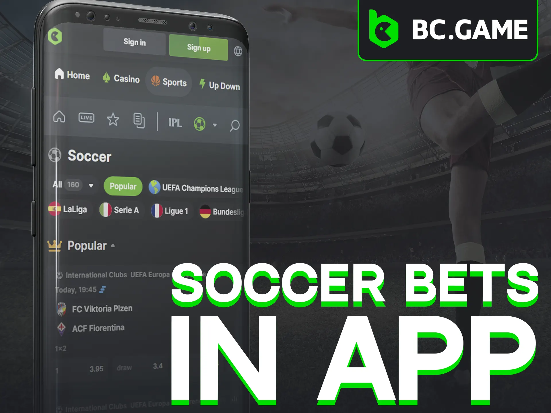 Stay in the game anywhere with BC Game's secure mobile betting app.