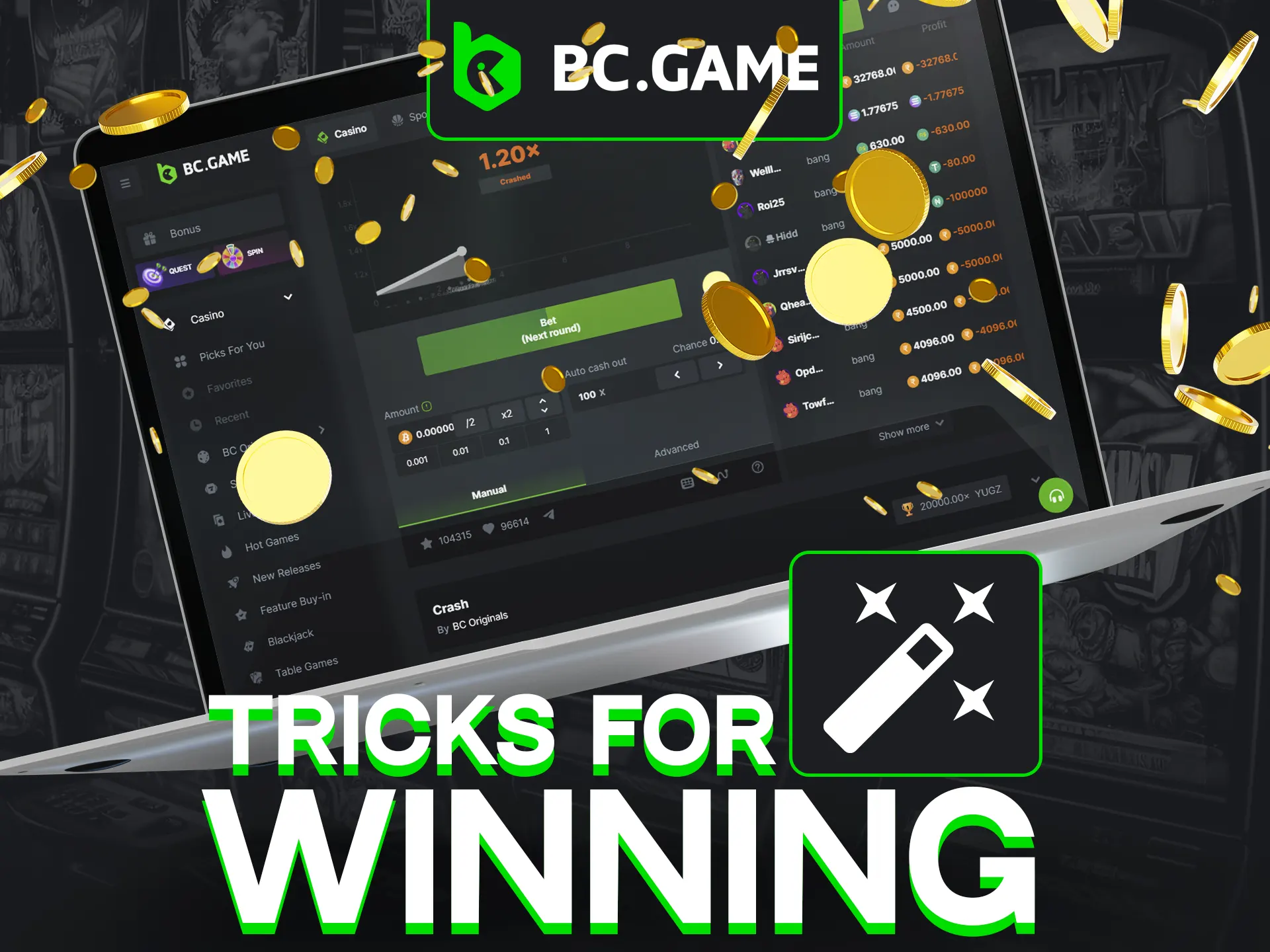 Use these BC Game Crash strategies to give yourself a better edge.