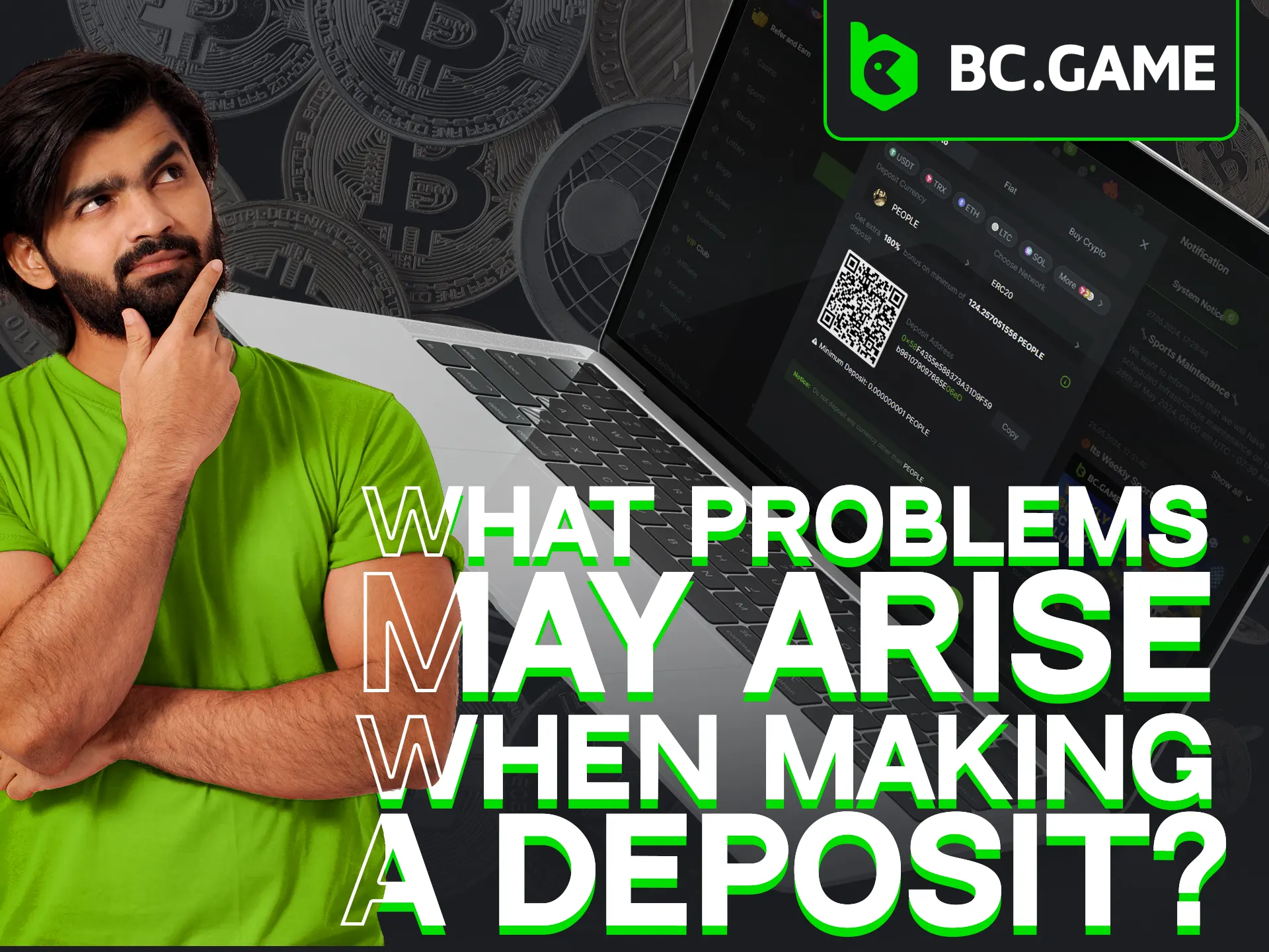 Common deposit issues and how to solve them at BC Game.