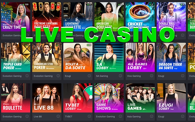 BC Game features a comprehensive suite of live casino options for a real-time experience.