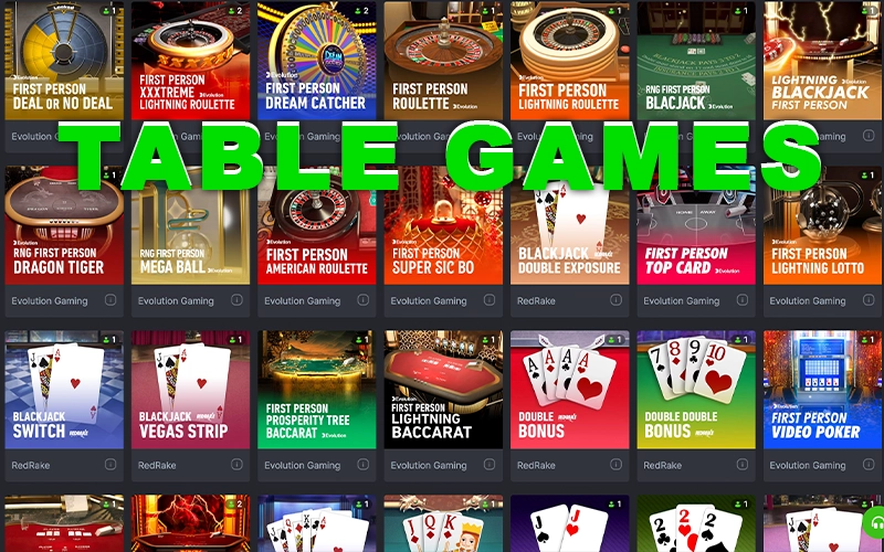 Enjoy all your favorite classic table games right here at BC Game.