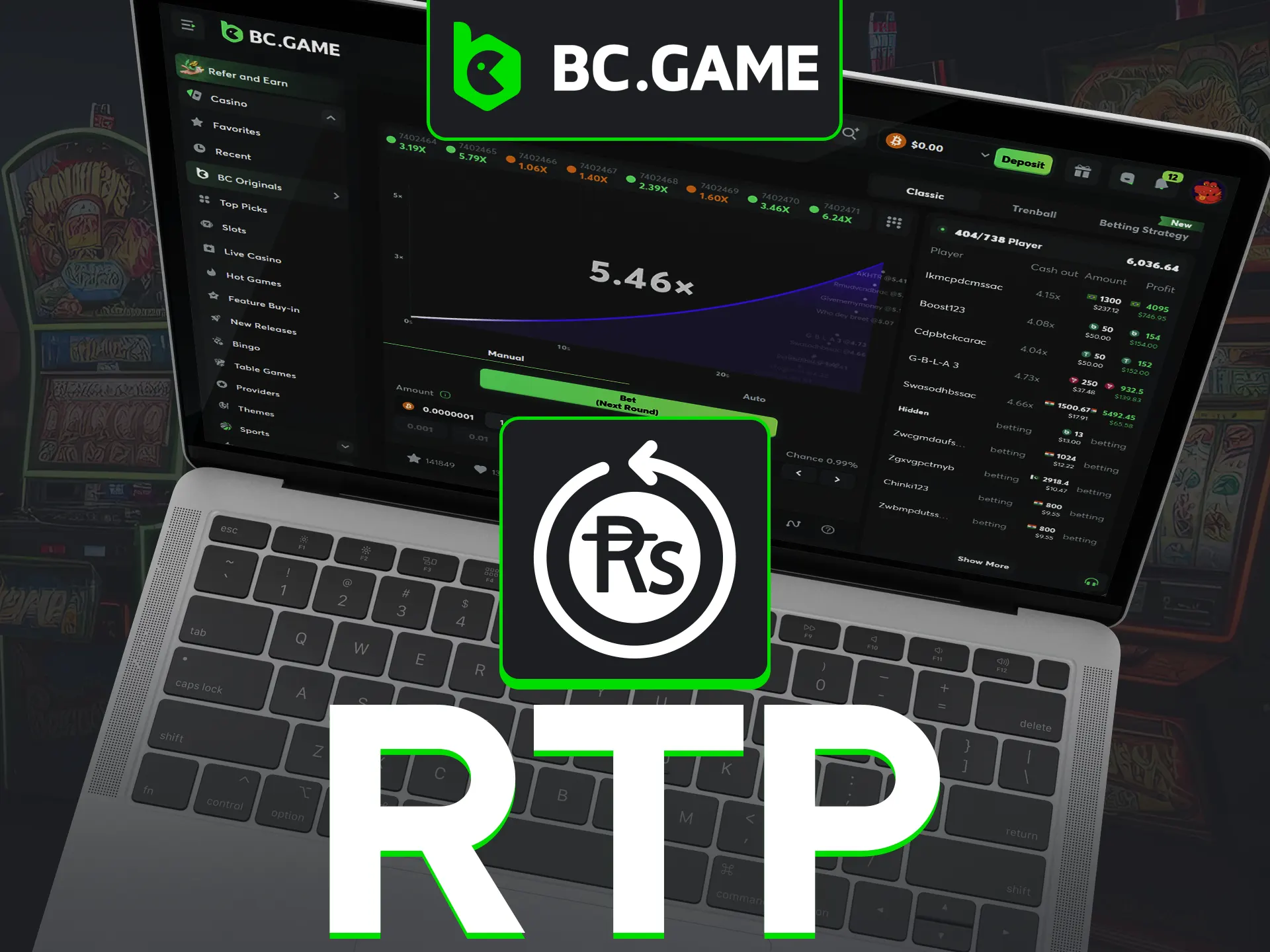 Players can enjoy a highly competitive 99% RTP when playing BC.Game’s Crash.