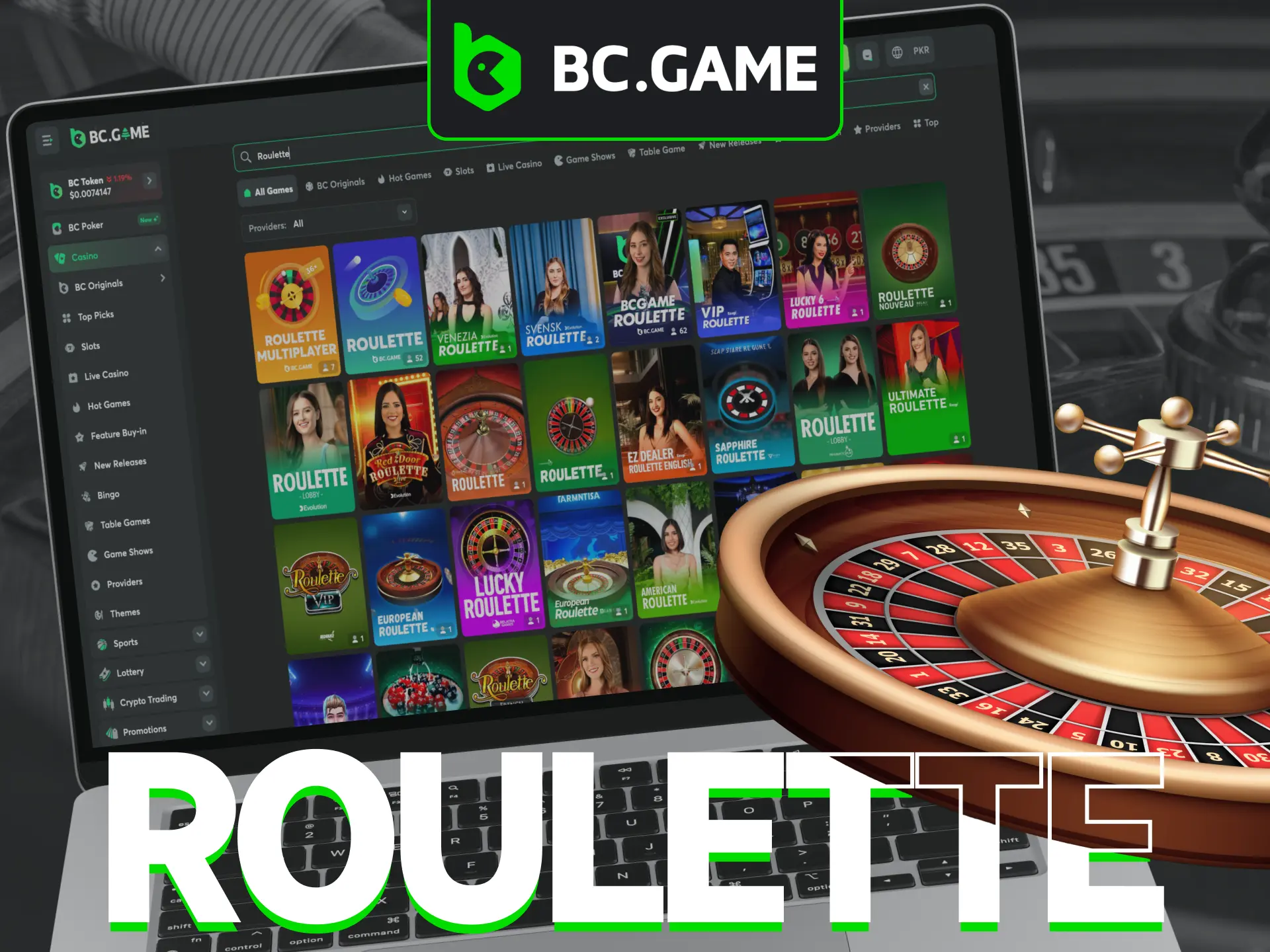 Experience the thrill of the wheel with various roulette games at BC Game.
