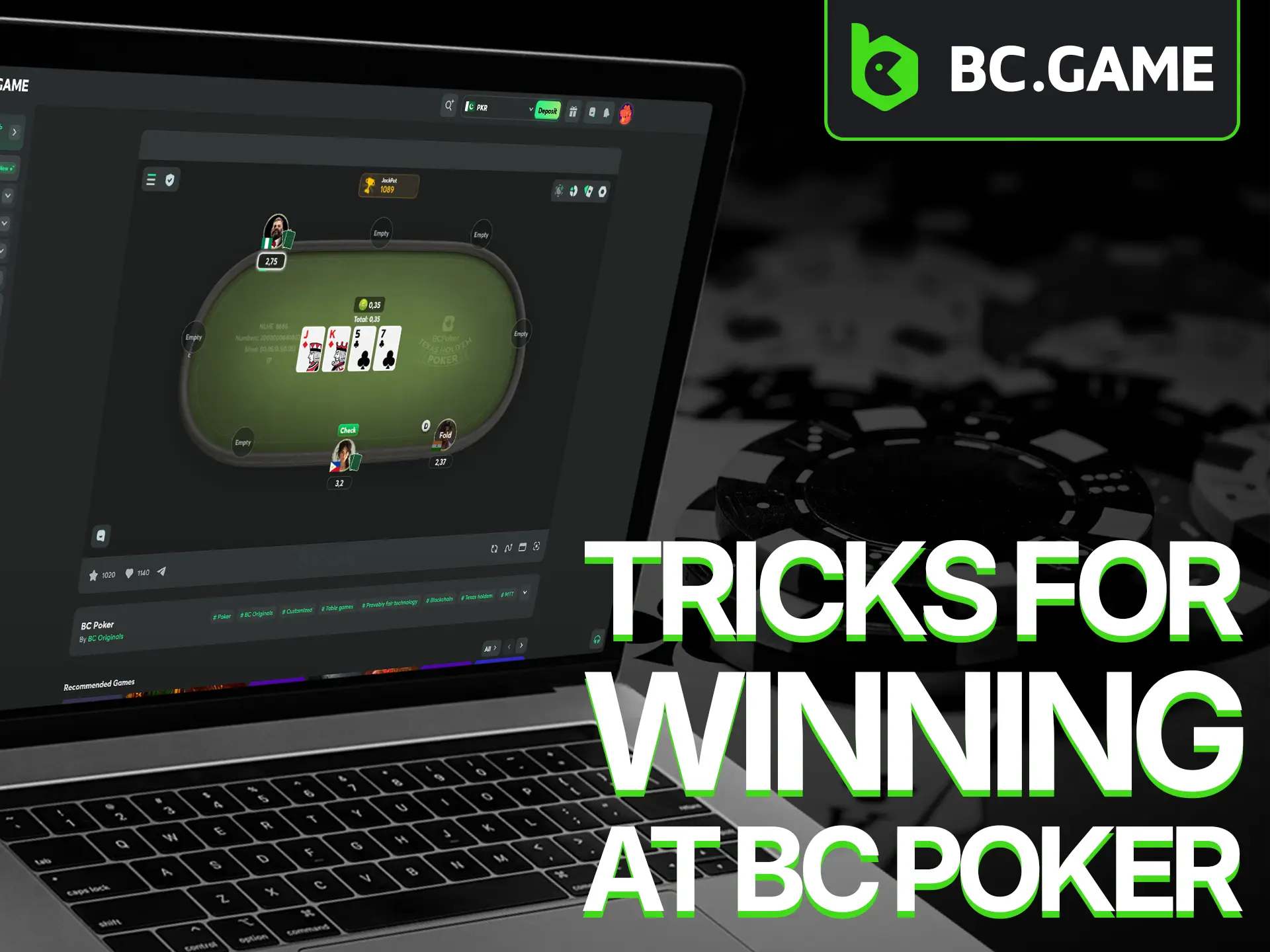 Check out these strategies and tips to help increase your edge in BC Poker at BC Game.