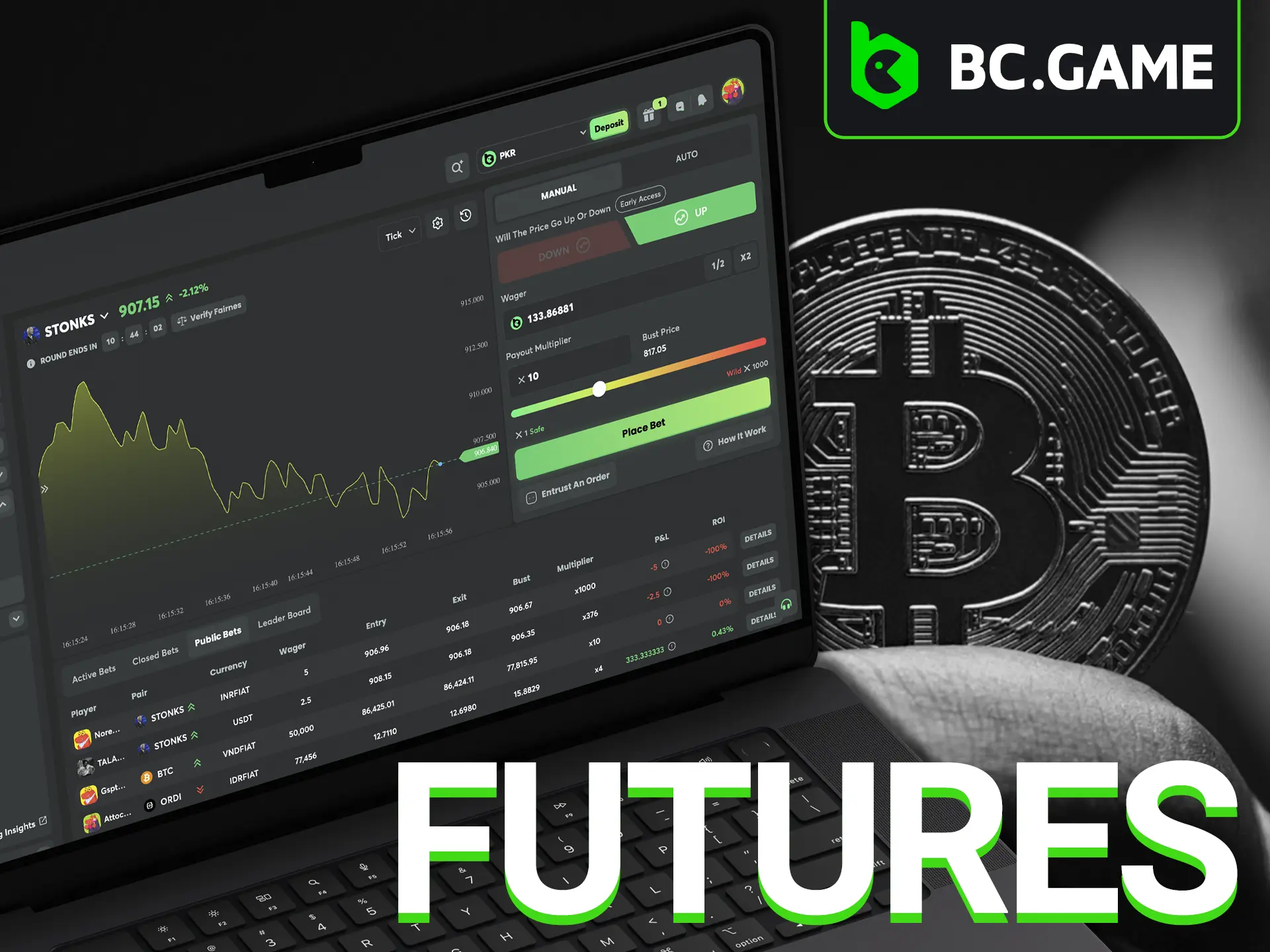 Exercise caution and manage your risks carefully when engaging in futures trading at BC Game Casino.