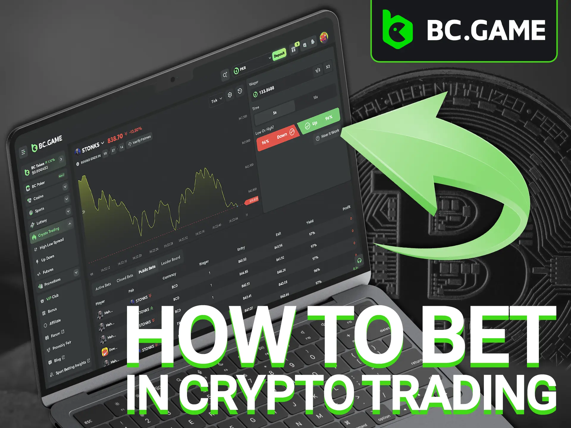Register in just a few clicks and immerse yourself in the thrilling world of BC Game Casino's crypto trading.