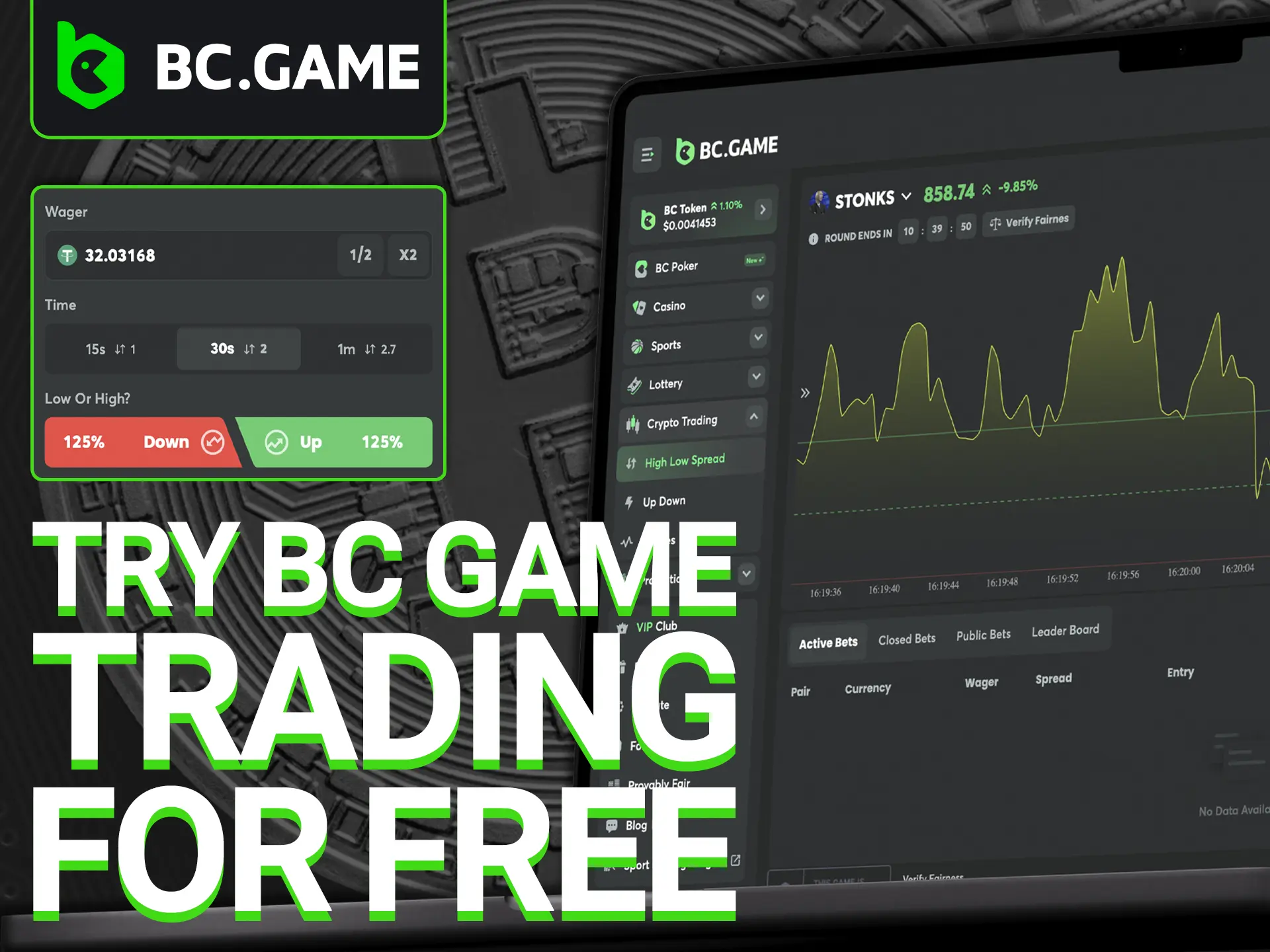 Discover how to build your skills and gain experience using the BC Game crypto trading demo.