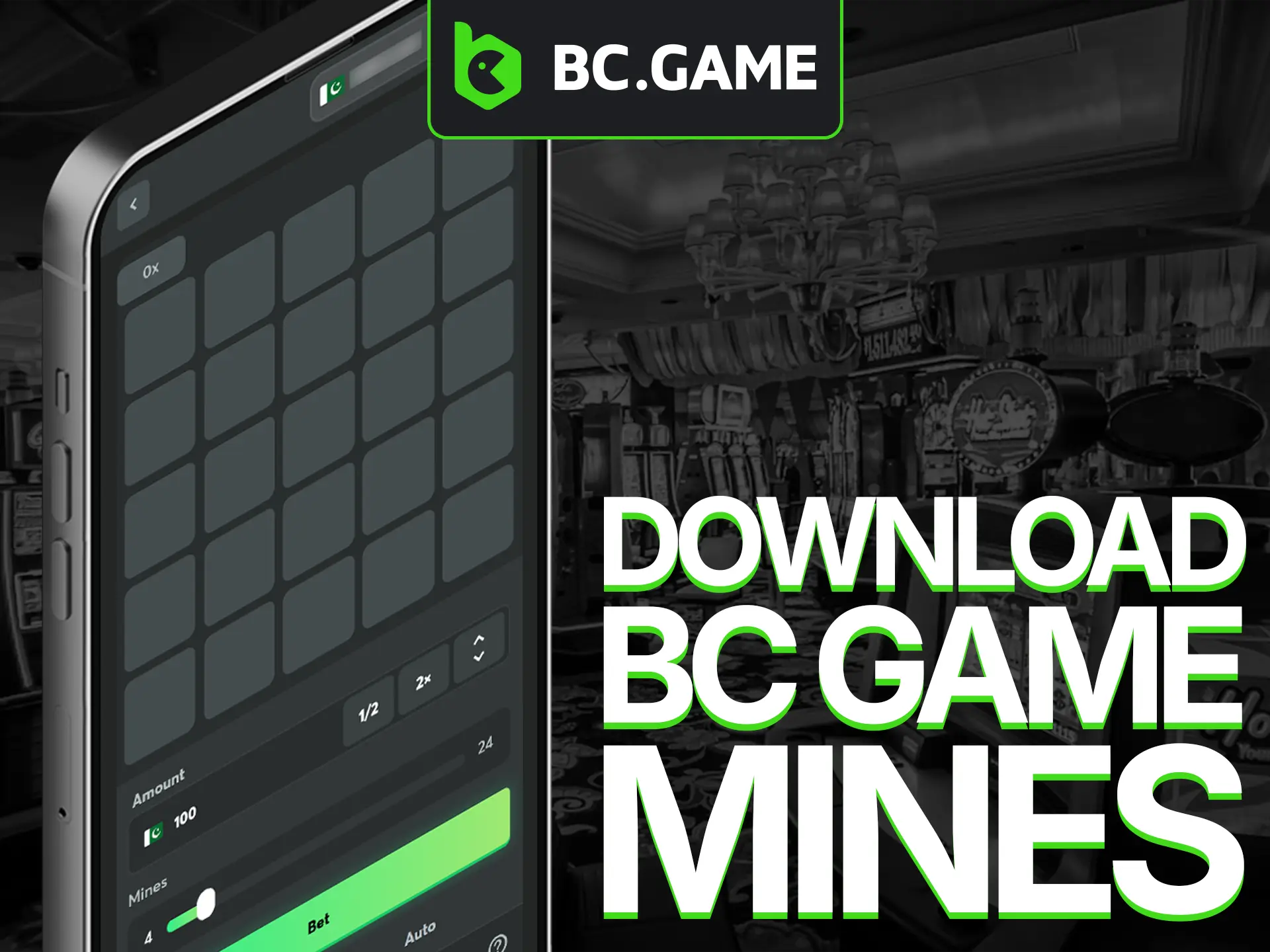 Experience Mines via the official BC Game app on iOS and Android.