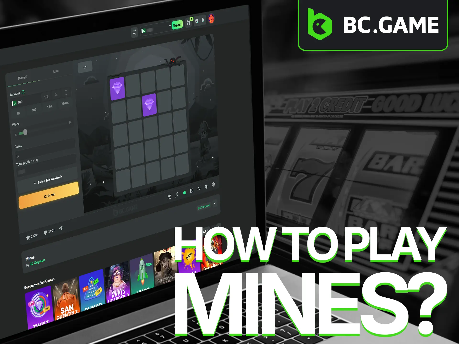 Read through these guidelines before starting your Mines journey at BC Game.
