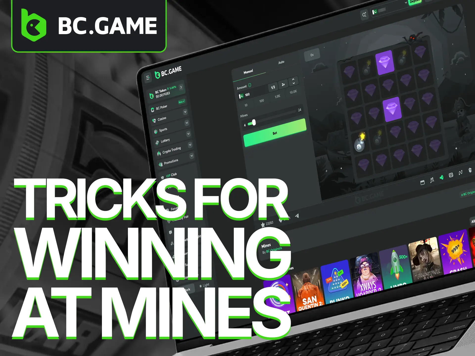 Boost your gameplay using our expert suggestions for Mines.