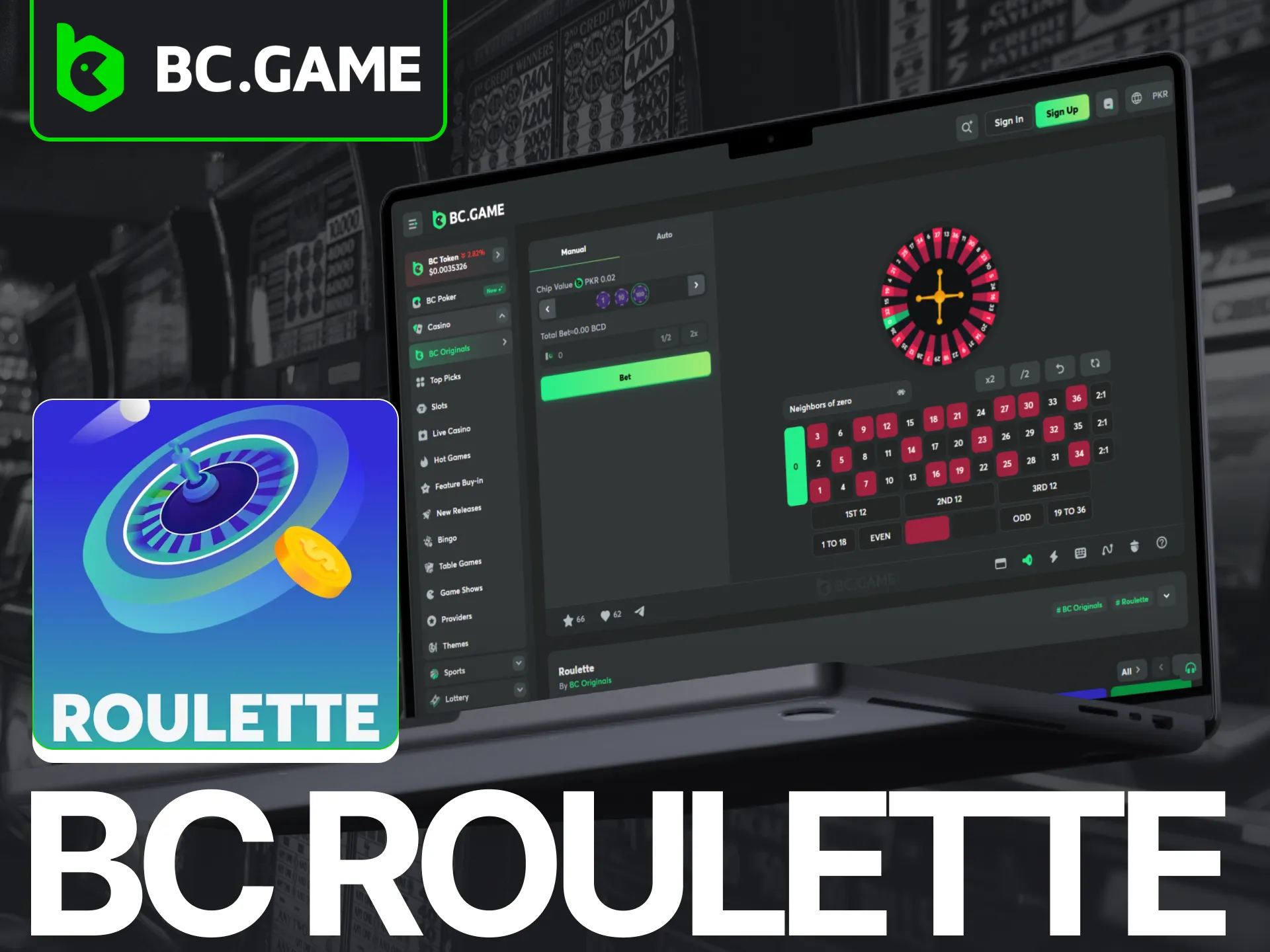 BC Roulette brings the classic casino atmosphere to the digital age on the BC Game Platform.