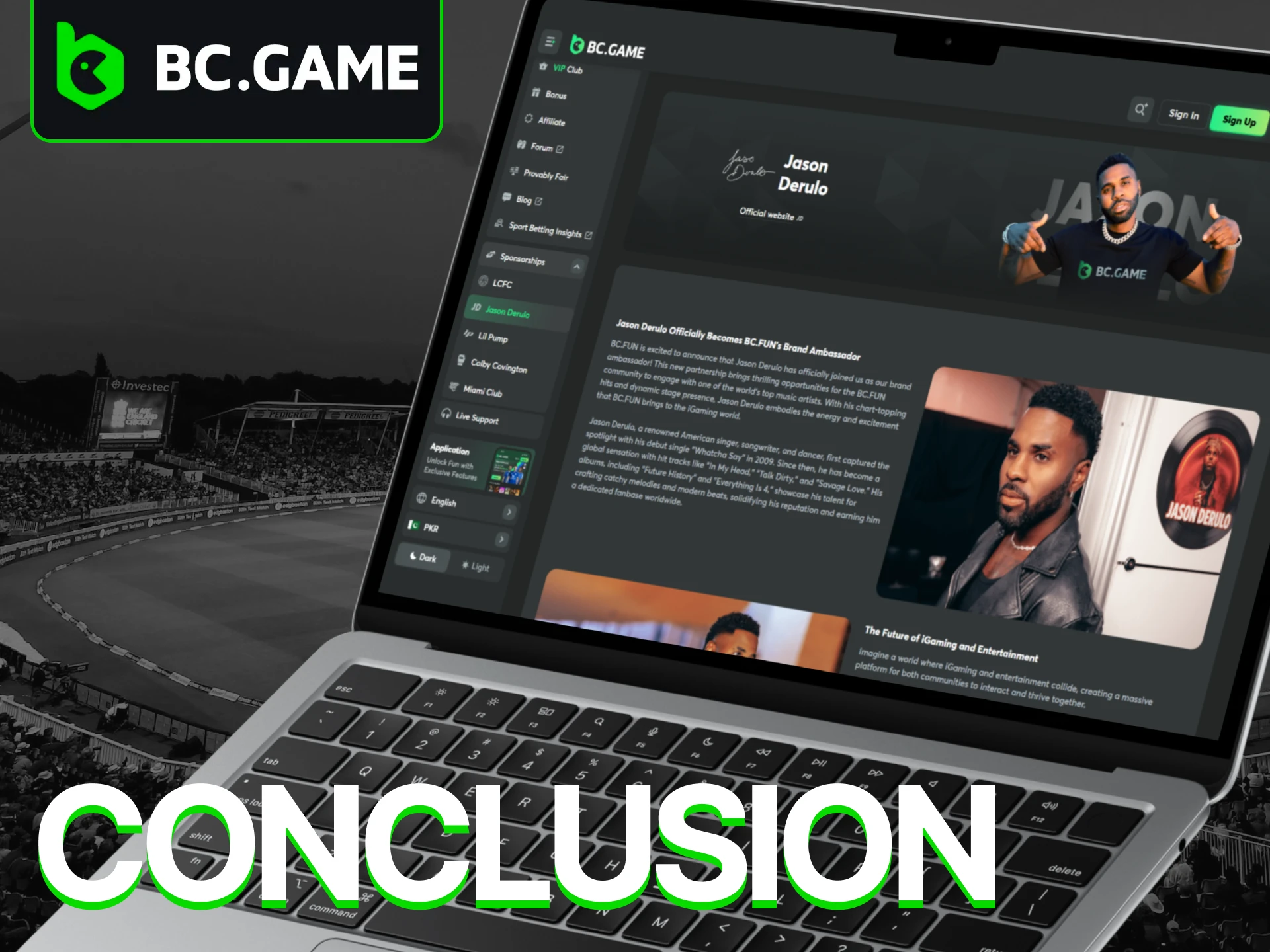 BC Game expands its global reach through its partnership with Jason Derulo.