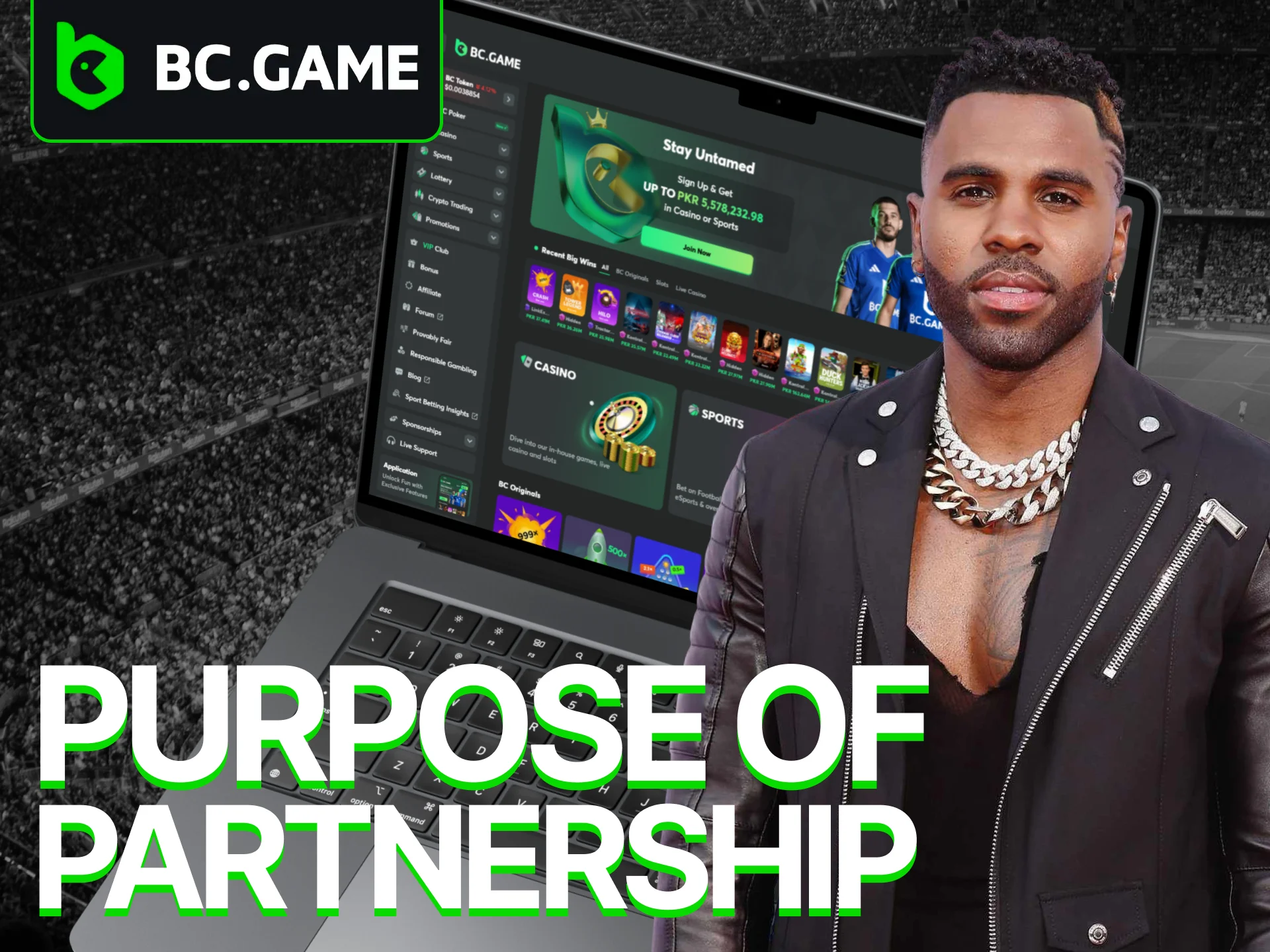 Discover the vision behind the collaboration between BC Game and Jason Derulo.