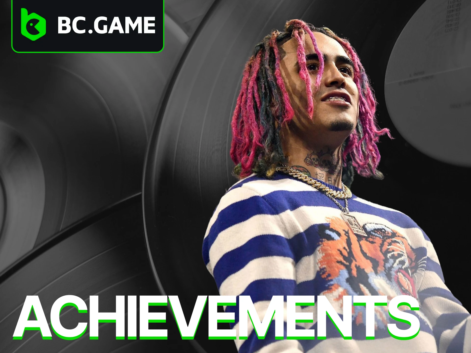 Discover the achievements of BC Game ambassador Lil Pump.