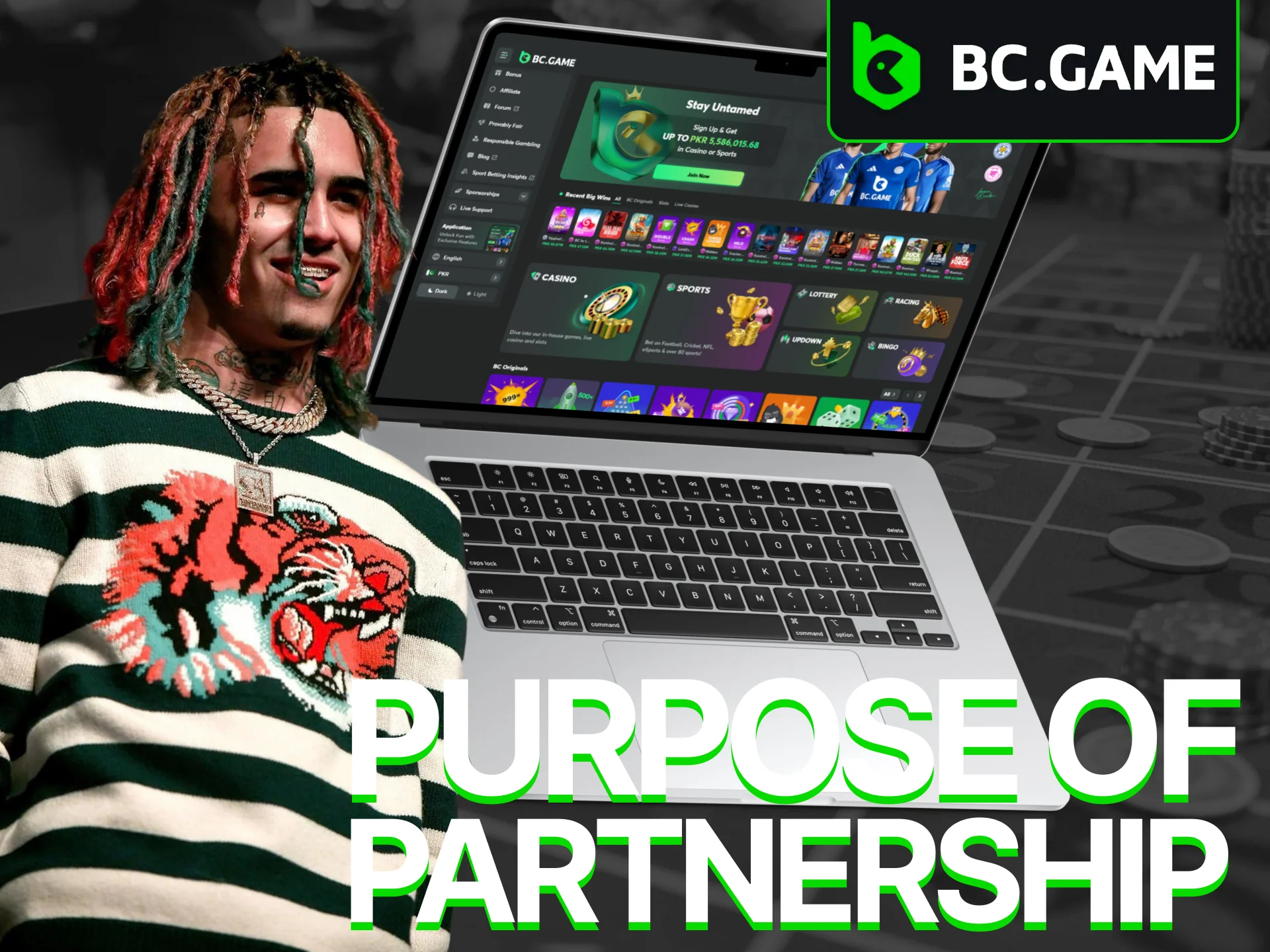 Explore the goals behind the collaboration between BC Game and Lil Pump.