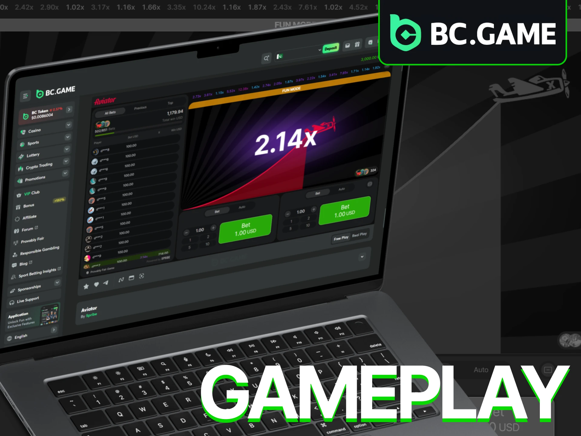 Explore the complete Aviator gameplay guide at BC Game.