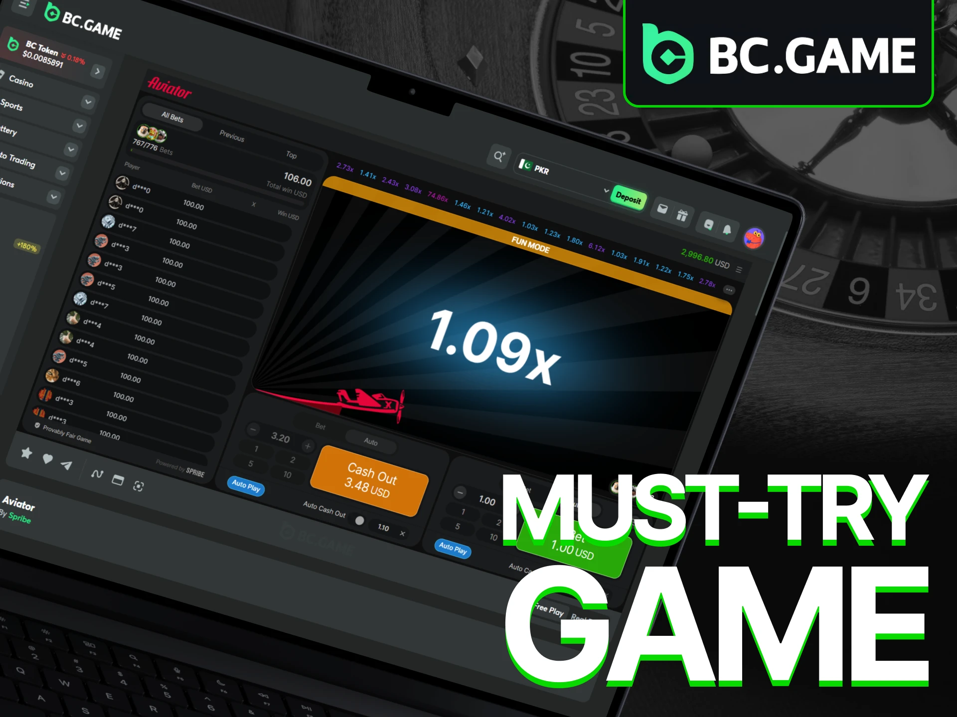 Discover the unique advantages of playing Aviator at BC Game.
