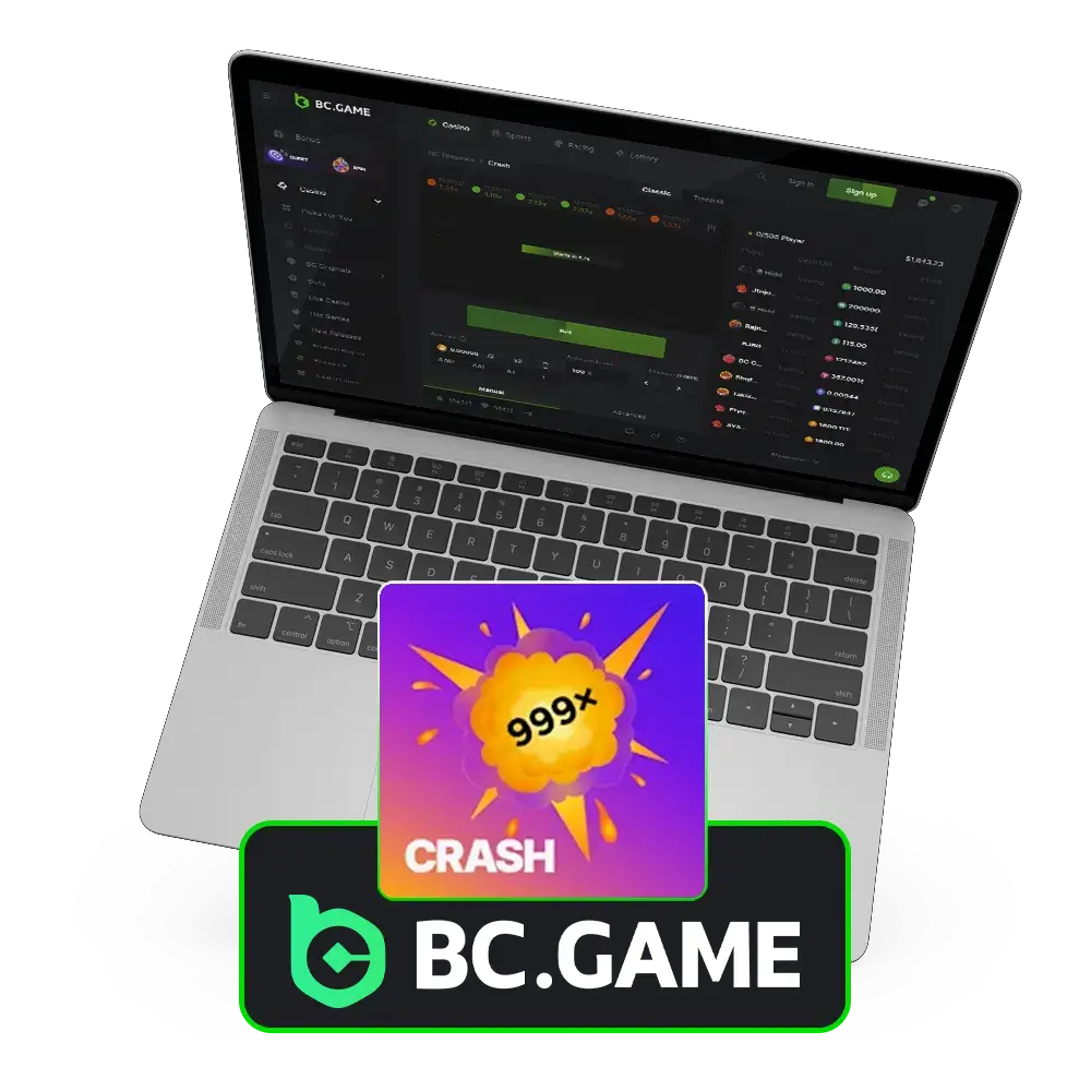 BC Game's Crash combines simple mechanics with the potential for massive payouts.