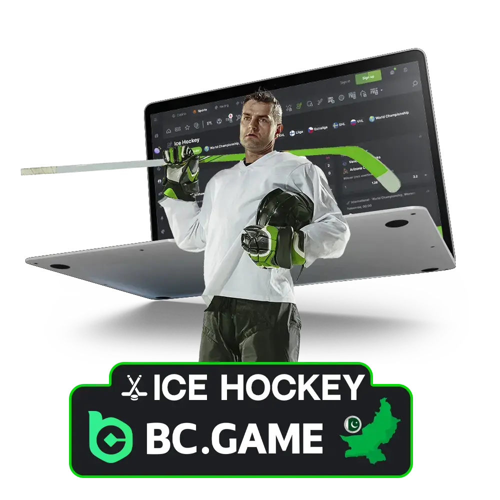 Experience seamless hockey wagering at BC Game Pakistan.