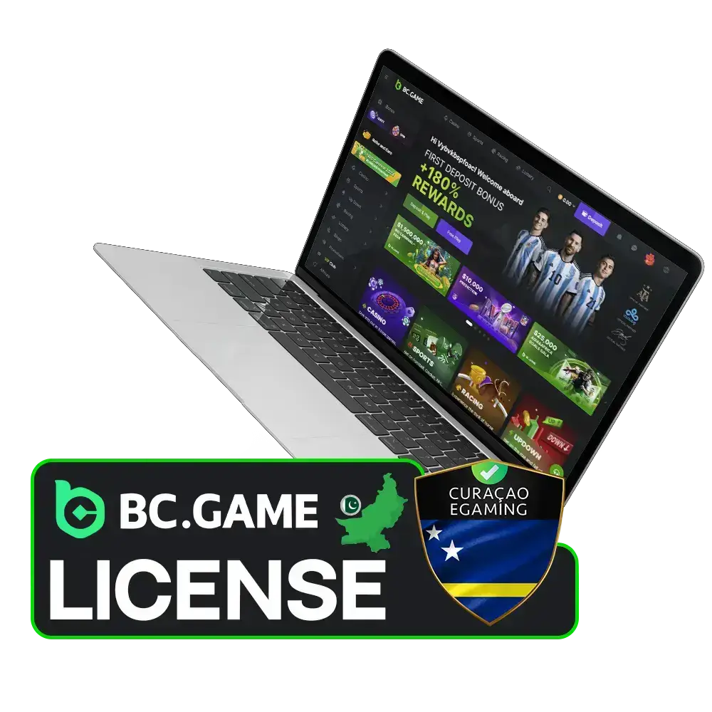 BC Game is officially licensed to operate under the jurisdiction of Curaçao.