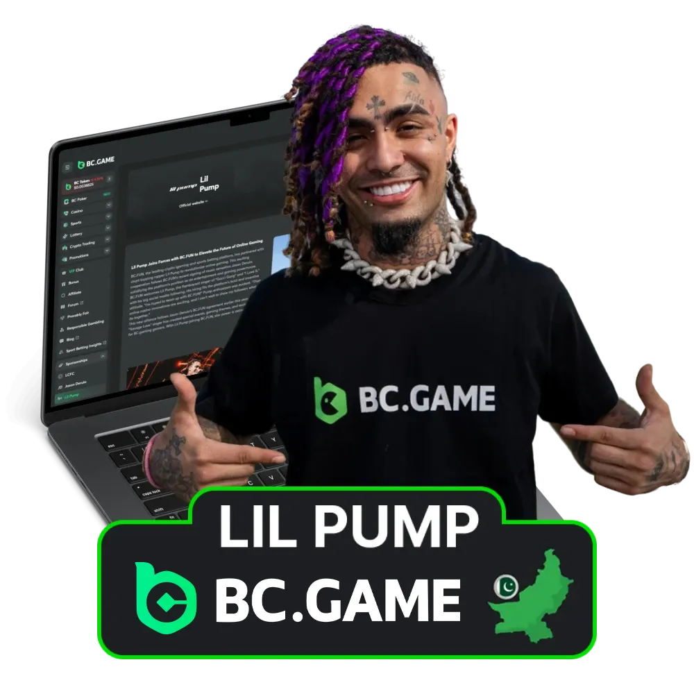 BC Game has officially teamed up with Lil Pump.