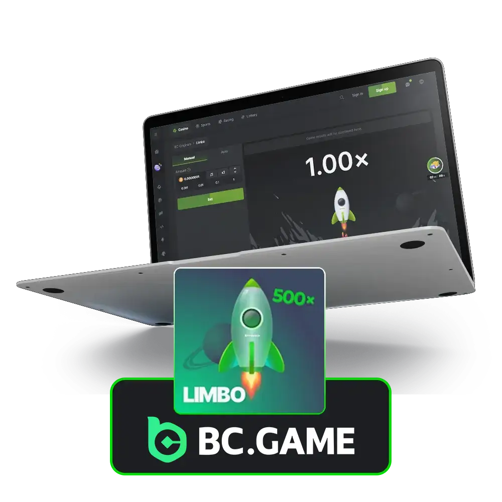In BC Game's Limbo, your reward depends on predicting when the rocket will explode.