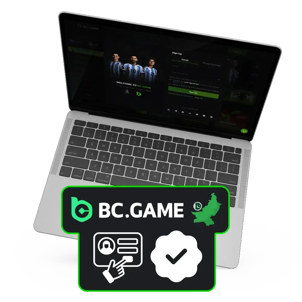Joining BC Game is a quick and simple process.