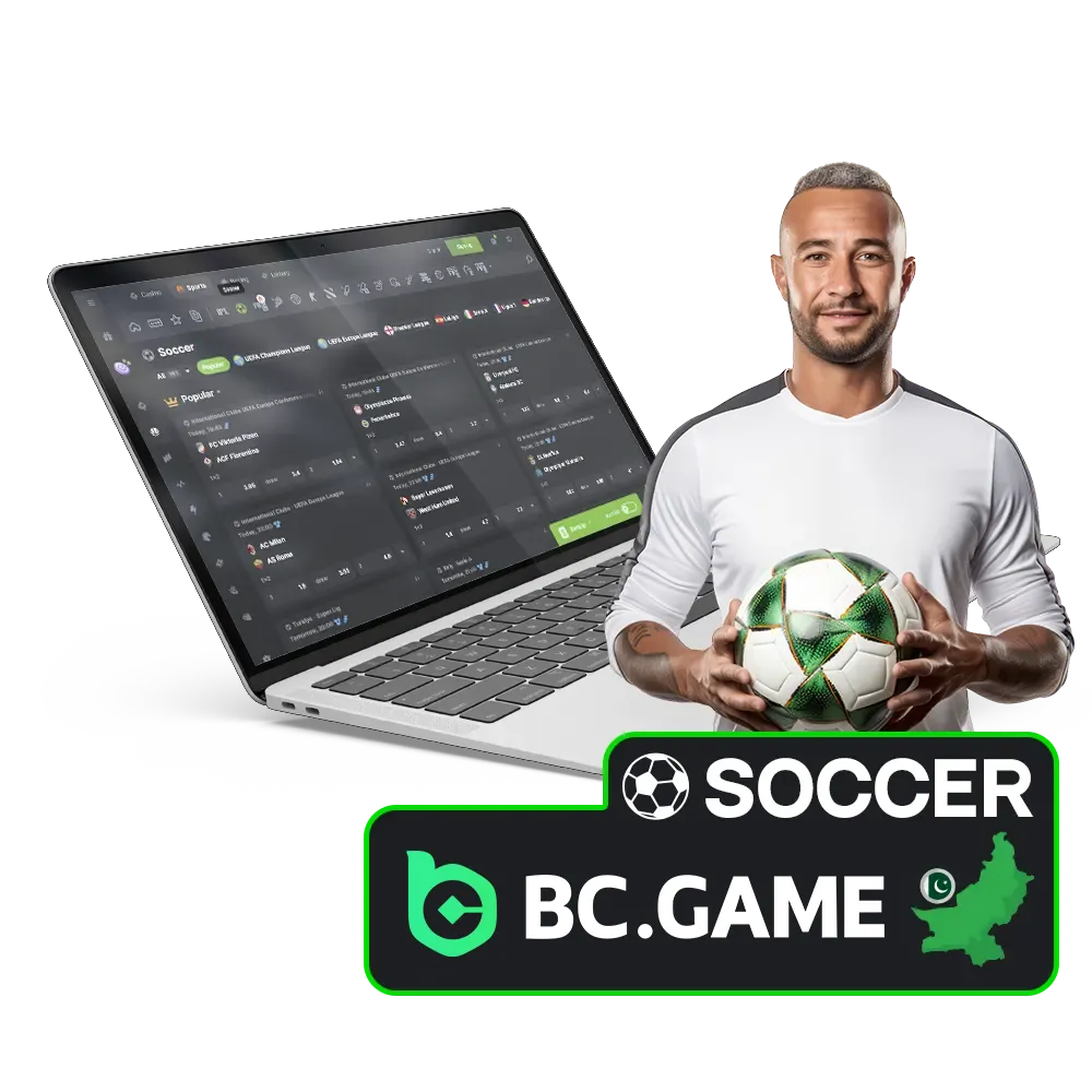 Enjoy enhanced rewards when you bet on football at BC Game Pakistan.